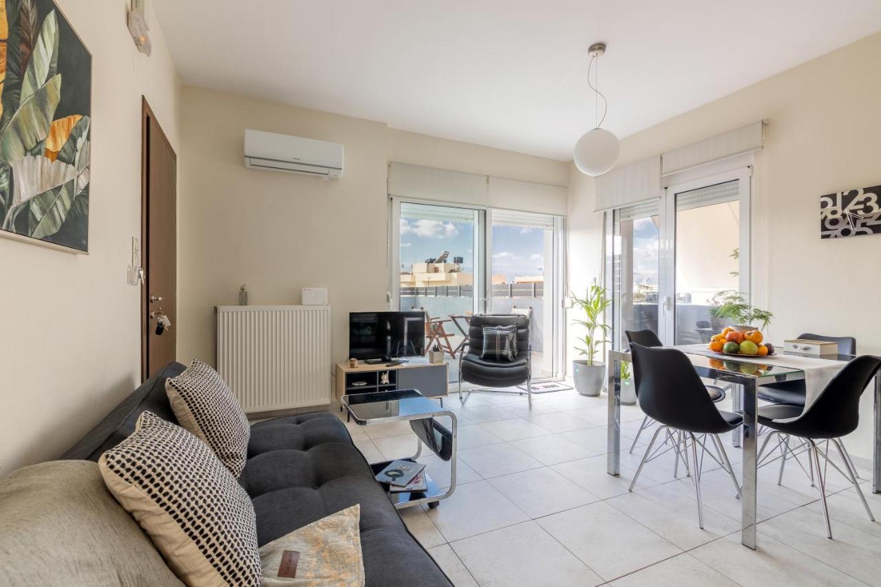 Apartment Bright & Modern Apt With View Heraklion (Crete)